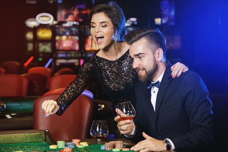Tangan baccarat dengan nilai kartu dan meja permainan di sair hk